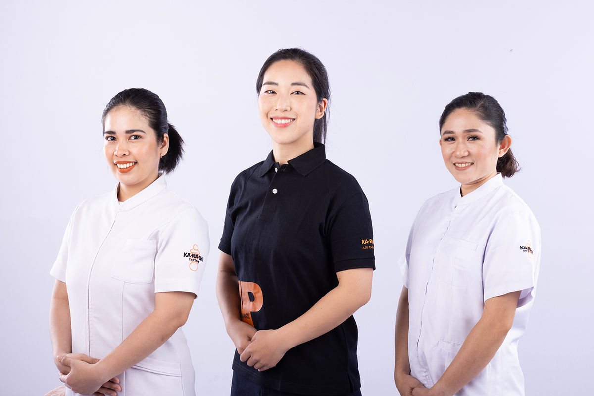 Karada therapists in uniform